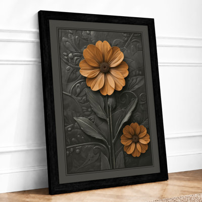 Golden Botanical - Framed Print