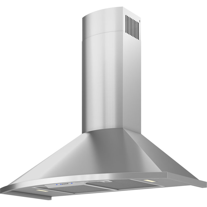 Savona 36" Stainless Steel Wall Mounted Range Hood with LED Lights