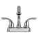 Ashland 2-Handle Utility Faucet in Satin Nickel