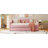 Teddy Fleece Upholstered Daybed With Light And Trundle-1938627296