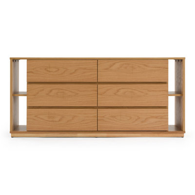 Amalie 6 Drawer 63'' W Double Dresser