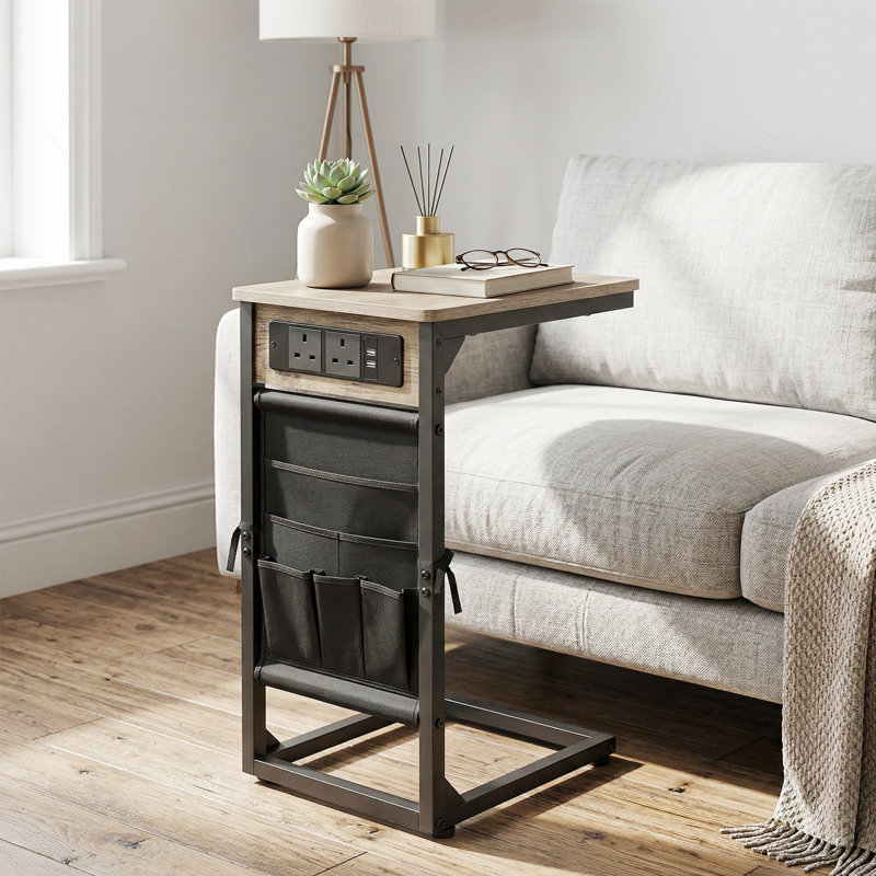 End Table, Gray