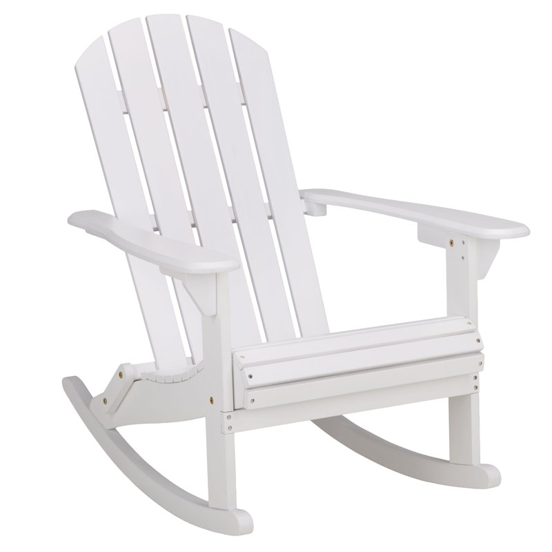 Stowe Adirondack Rocking Chair, White