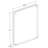 Premium Rounded Clear Acrylic Magnetic Photo Frame, 8.5" X 11"