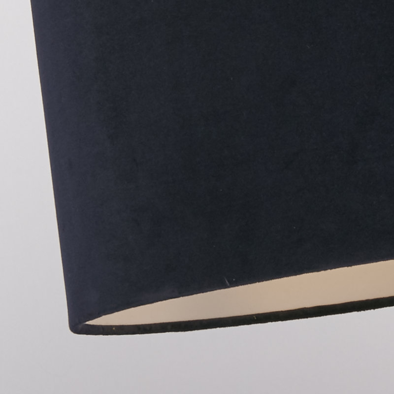 Velvet Traditional, Navy, 27.5 cm H x 50 cm W x 50cm D