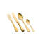 Epoque Pewter Flatware Set - 32 Pieces - Black Gold-87280518