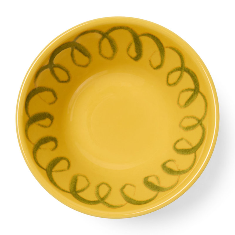 Amalfi Berry Bowl - Pink - 4.5", Mustard