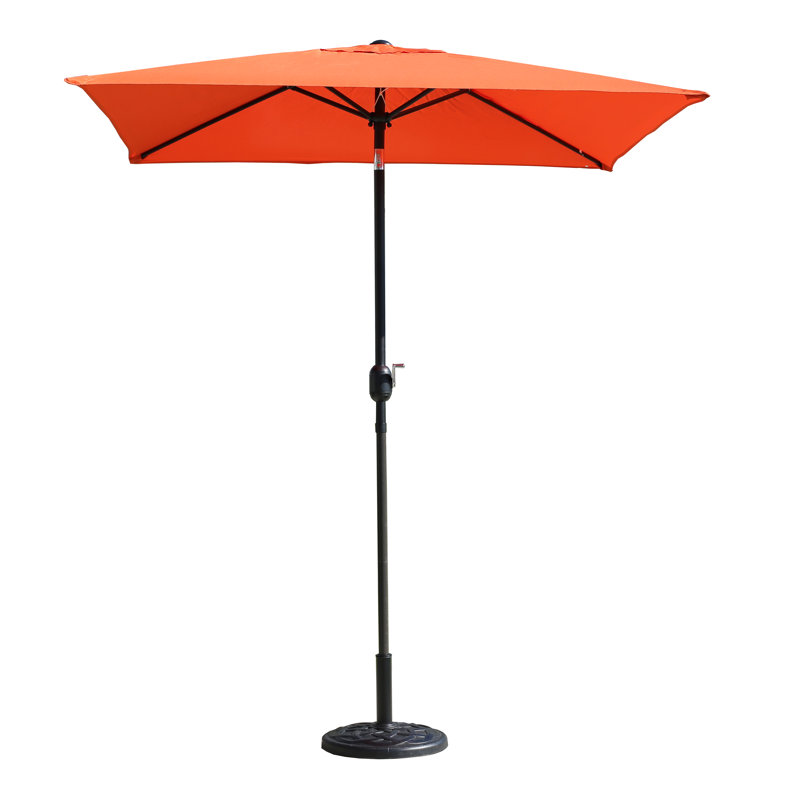 Parasol de marché carré 77 po x 77 po Bohn, Orange