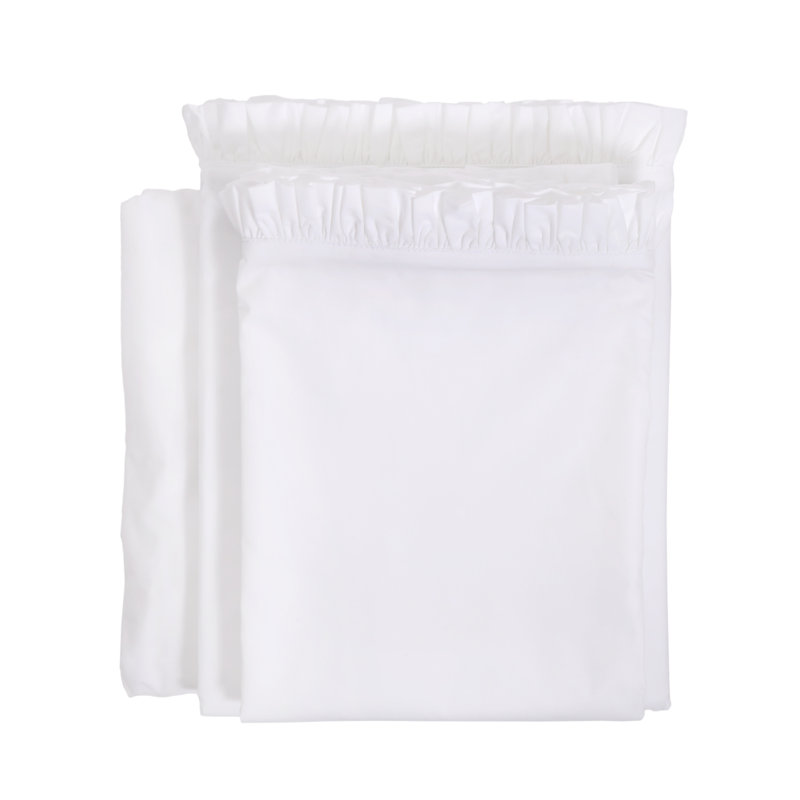 Audrey Percale Sheet Set, California King Sheet Set + 2 Pillowcases