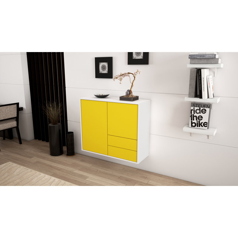 Scranton 92cm Sideboard, Yellow