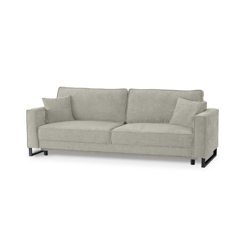 Binegar 4 Seater Chenille Sleeper, Beige