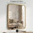 Modern Metal Frame Tempered Glass Wall  Mirrors,  Bathroom Vanity Mirror Set-1878510347-1870640946-1878343451