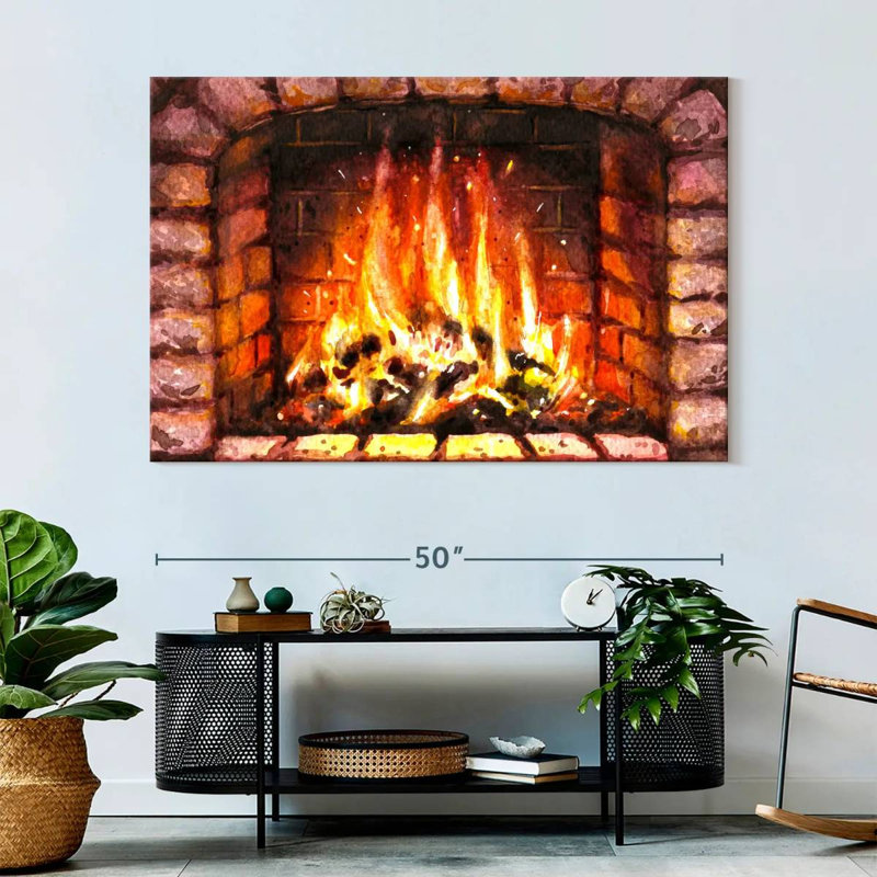 Lilie Fireplaces, 34" H x 51" W