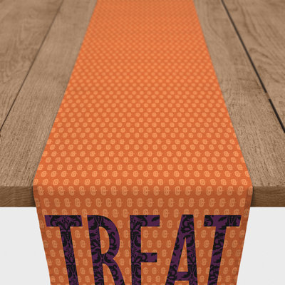 Simeon Geometric Halloween Table Runner