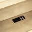 Lit de jour simple en bois avec tiroirs de rangement, chargeurs et armoires-2095082145