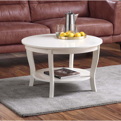 Carbin 30" Coffee Table with Shelf