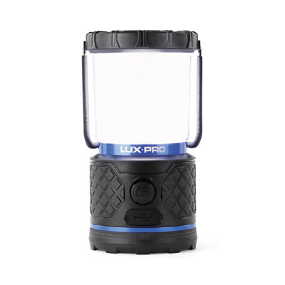 LUXPRO LP1513 Rechargeable Dual-Power 940 Lumen LED Lantern W Diffused Lens