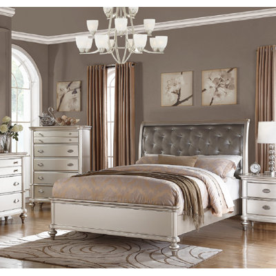 Maneeta Vegan Leather Standard Bed