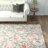 Mattalyn Floral Green/Pink Indoor / Outdoor Area Indoor/Outdoor Area Rug-2058380796