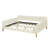 Upholstered Full Size Daybed In White - Solid, Elegant, Multipurpose Option With 4 Legs Robust, Versatile