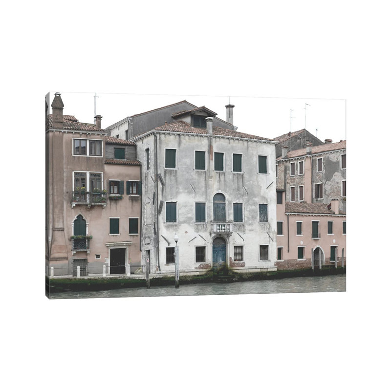 Venetian Facade VI by Sharon Chandler - Wrapped Canvas Painting, 20.32 cm H x 30.48 cm W