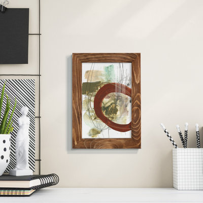 «Gautious Rusted Loops II», encadré sur papier