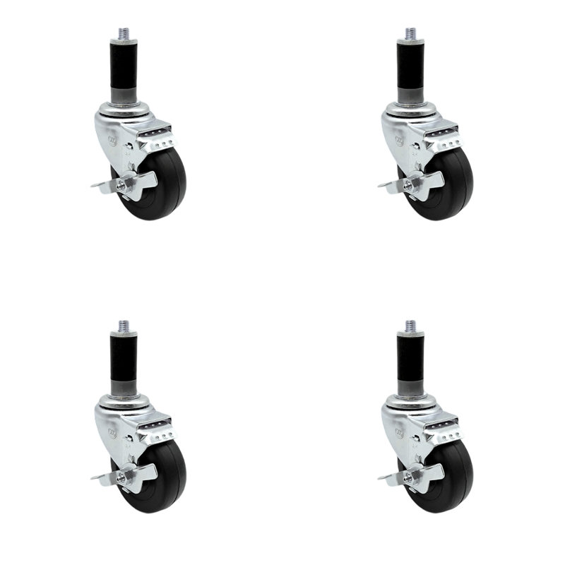 Ensemble de roulettes extensibles 4 pièces