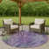 Machine Washable Indoor/Outdoor Emelia ACN2308 Abstract Rug