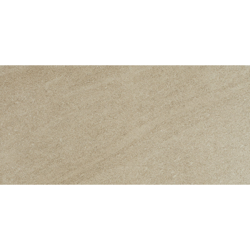 Storm 12'' W x 24'' L Porcelain Stone Look Singular Tile, Chardonnay