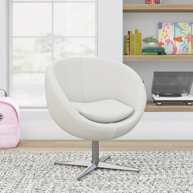 Fauteuil demi-tonneau pivotant l 29,5 po Spindale