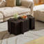 Ensemble de 3 tables de bout, tables d'appoint pour l'intérieur et l'extérieur-915198328