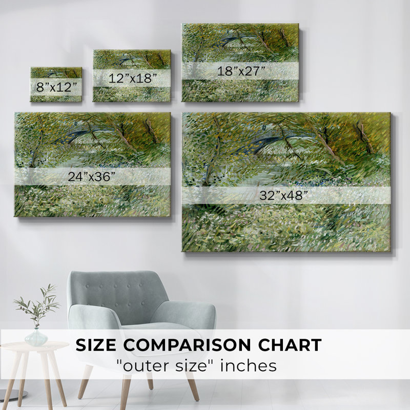 Paysage rétro-Lxxvi, H 41 po x l 61 po x P 1,5 po, Toile tendue