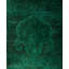 Overdyed Hand-Knotted Wool Modern-Contemporary Green Area Rug 9' 5" x 12' 9"