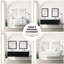 24 po L x P 18 po Meuble-lavabo bleu - comptoir en acrylique et miroir inclus