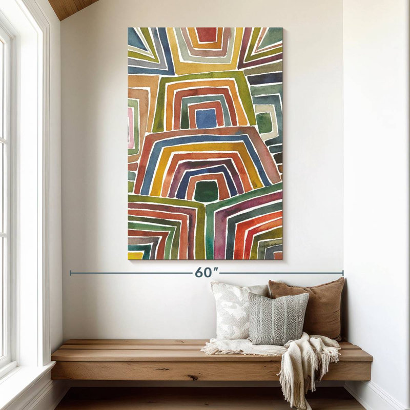 Avery Stripes II, 51" H x 34" W
