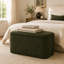 Pouf de rangement rectangulaire en velours de 81 cm pour salon-1662701803