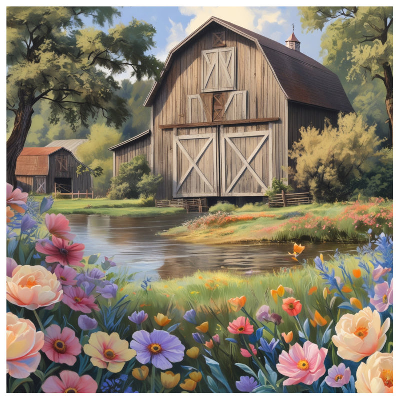 Rideaux de fenêtre de grange rustique, voilages et voilages de grange - 1 panneau, Transparent, 50 po x 80 po - 1 panneau