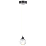 Luminaire suspendu sphérique 1 lumière à DEL Lyken