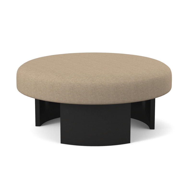 Repose-pieds Eclipse, Espresso, 100% polyester Elise lin