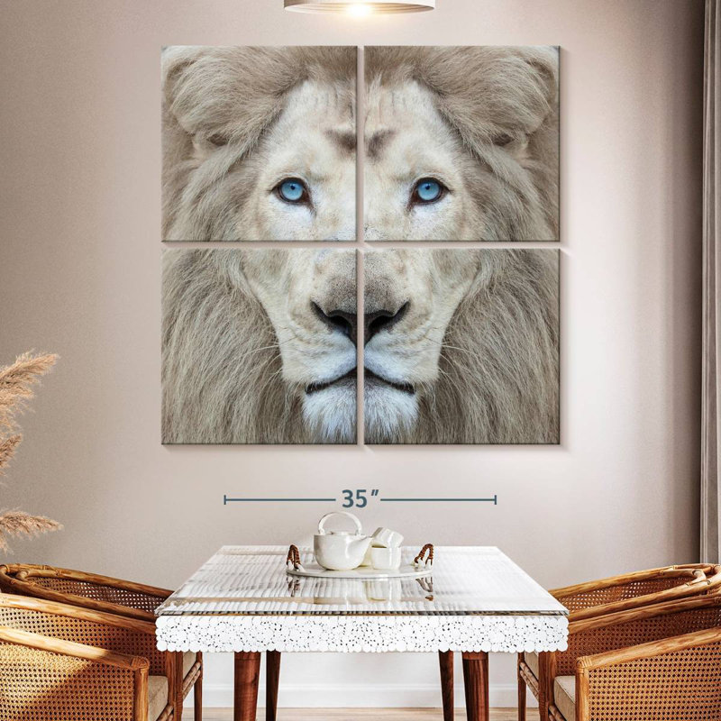 Brampt Exotic Lion, 50" H x 50" W