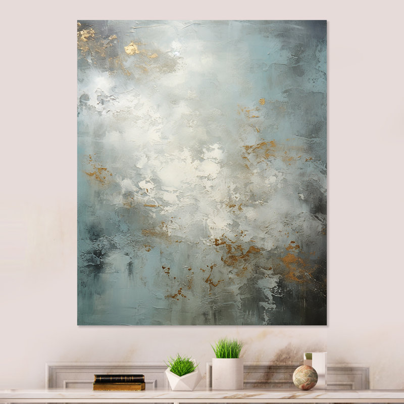 Minimalisme gris, surface lunaire 5 - Tachisme, art mural en métal, H 40 po x l 30 po x P 1,5 po