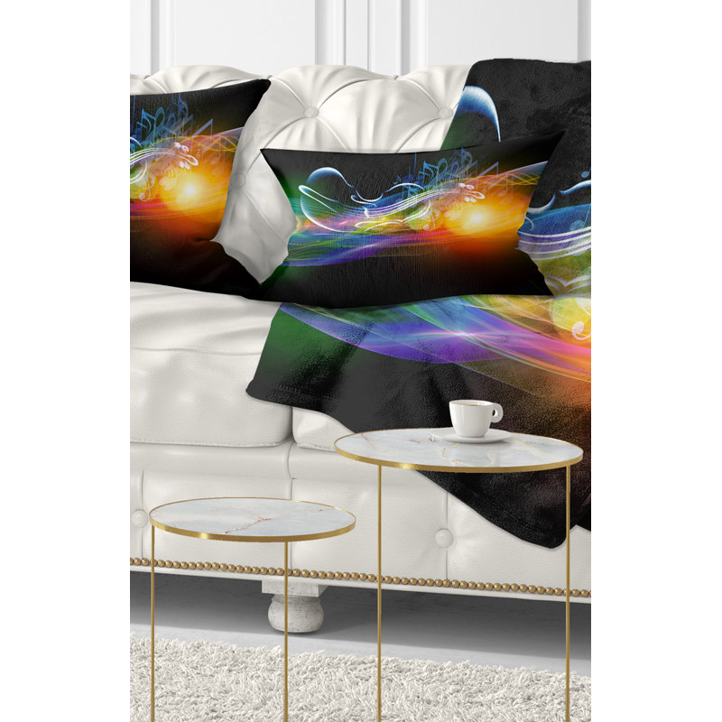 Coussin lombaire abstrait