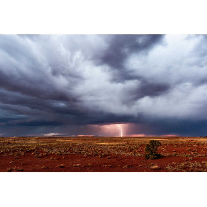 " Dramatic Clouds And Lightning " by Mdesigner125, 18" W x 12" H