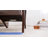 Baseemah Faux Leather Armchair Lounge Chair With Z-Shaped Wood Legs-972908155