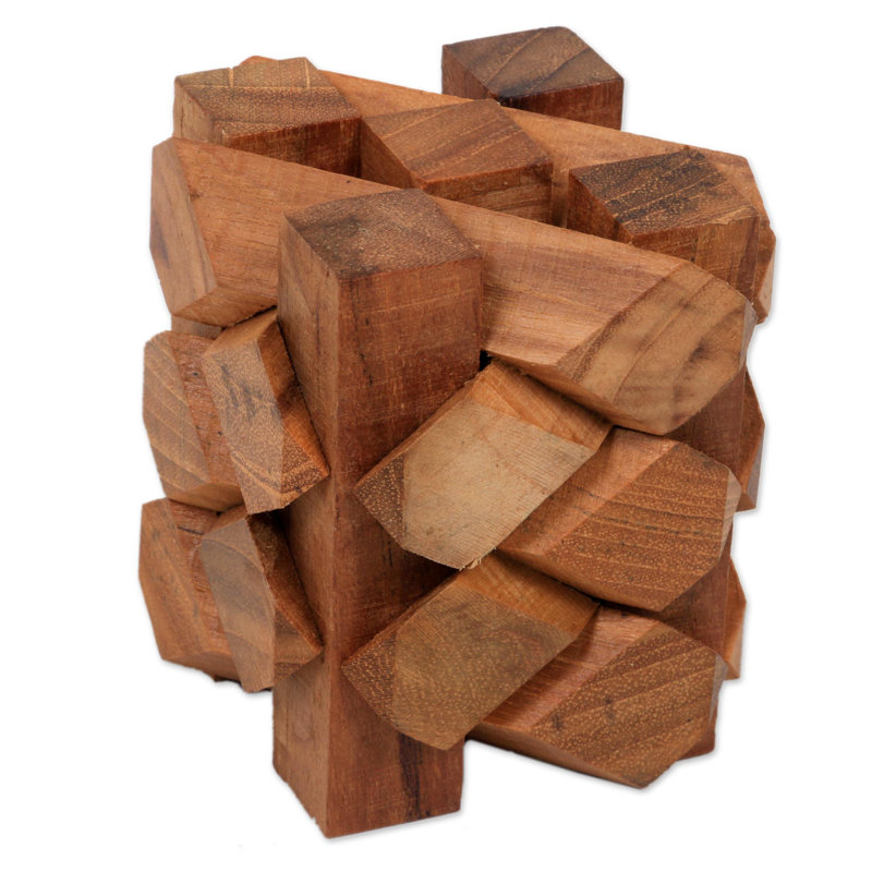 Sculpture puzzle teck bizarre Travers