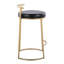Tabouret de comptoir rond 26 po Ernestine-86192879-86192880
