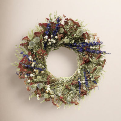 Great Meadows Handcrafted Dried Mixed Assortment Wreath