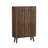 Space Saving Shoe Storage, Mdf Walnut Modern Cabinet For Entryway Home