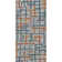 Campbell Hand-Tufted Geometric Indoor/Outdoor Rug Blue/Teal/Orange