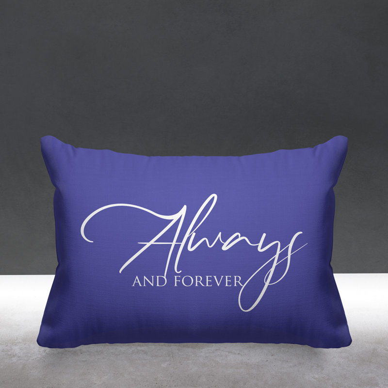 Housse et insert de coussin rectangulaire extérieur Aspire Always and Forever, Iris